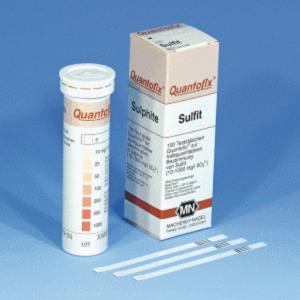 Semi-quantitative test strips QUANTOFIX Sulfite