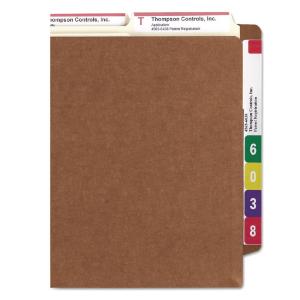 Smead® Heavy-Duty Redrope Drop Front End Tab File Pockets