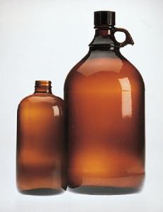 Safety-Coated Reagent Bottles, Amber, Narrow Mouth, WHEATON®, DWK Life Sciences