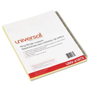 Universal® Economical Insertable Tab Index