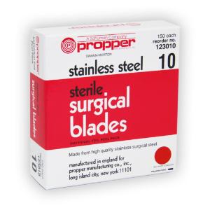 Sterile Stainless Steel Surgical Blades, Propper Manufacturing