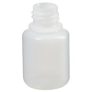 Narrow-mouth HDPE packaging bottles without closure bulk pack