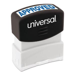 Universal® Pre-Inked One-Color Stamp, Essendant
