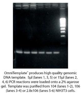 OmniTemplate™ for Single Tube Preparation of PCR Template DNA, G-Biosciences