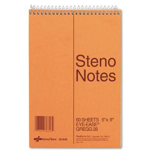 National® Brand Standard Spiral Steno Book