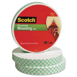 Scotch® Permanent High-Density Foam Mounting Tape, 3M