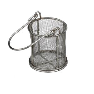 Basket round mesh with handles 2.63×2.75"