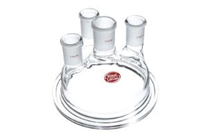SP Wilmad-LabGlass Four-Neck Reaction Vessel Lids, O-Ring Flange, SP Industries