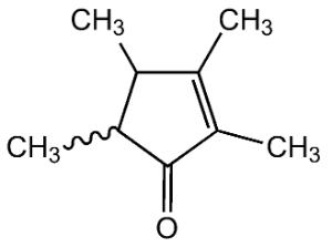 2,3,4,5-Tetramethyl-2-cyclopentenone cis- and trans- mixture 95%