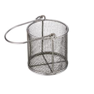 Basket round mesh natural 6.63×6.63"
