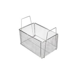 Basket rect mesh with lid 15L×10W×8" H