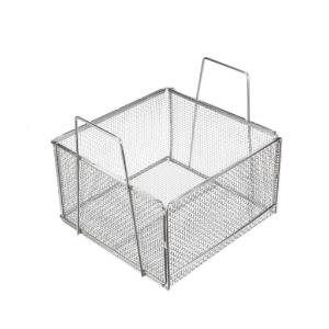 Basket square mesh with lid 14L×13.5W×8" H