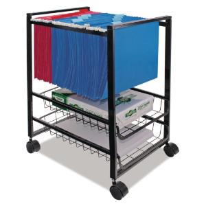 Advantus® Mobile File Cart with Sliding Baskets