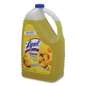 Clean and Fresh Multi-Surface Cleaner, Sparkling Lemon and Sunflower Essence, 144 oz Bottle, 4/Carton