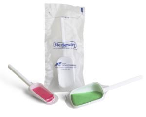 Double bagged sterile scoop