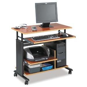 Safco® Adjustable Height Mini-Tower Computer Workstation, Essendant LLC MS