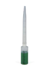 Sampling syringe with squeeze bulb