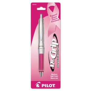 Pilot® Dr. Grip™ Center of Gravity Pink Ribbon Retractable Ballpoint Pen