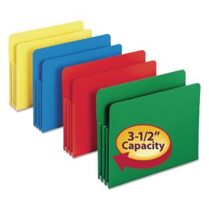 Smead® Poly Drop Front File Pockets