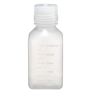 Square narrow-mouth PPCO bottles with closure