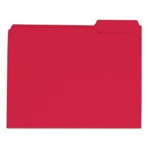 Universal® Heavyweight Colored File Folders With Top Tabs