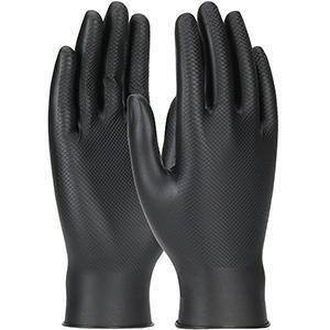 Grippaz™ skins extended use ambidextrous nitrile glove