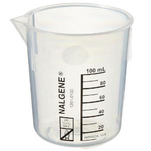 Polypropylene griffin low-form plastic beakers, 100 ml