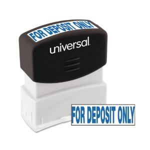 Universal® Pre-Inked One-Color Stamp, Essendant