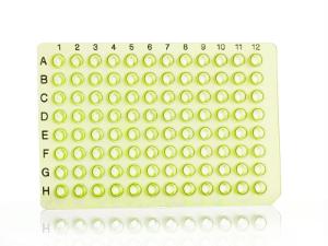 PCR plate, yellow