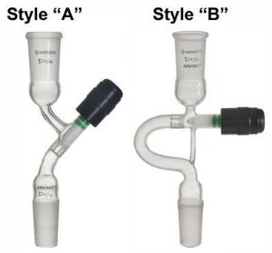 Airfree® Schlenk Connecting Adapters, Styles A and B, Chemglass