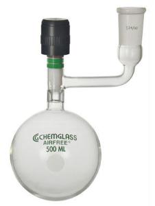 Airfree® Schlenk Storage Flasks with Sidearm, Chemglass