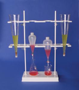 SP Bel-Art Separatory Funnel and Imhoff Cone Rack, Bel-Art Products, a part of SP