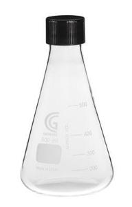 Accessories for Erlenmeyer Flasks, with Screw Caps, Chemglass