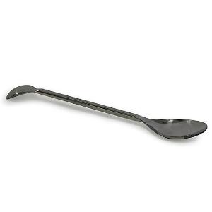 Double ended spoon, stainless steel