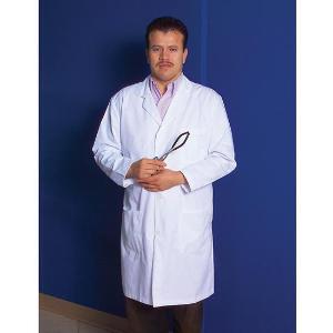 Spex® men's easy care poly/cotton blend lab coat