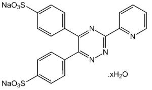 3-(2-Pyridyl)-5,6-diphenyl-1,2,4-triazine-p,p'-disulfonic acid disodium salt hydrate 98%