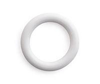 O-ring, perfluoroelastomer, 7,6 mm, white