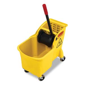 Tandem 31qt Bucket/Wringer Combo, Yellow