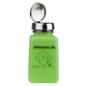 durAstatic® One Touch Dispensing Bottles, HDPE, Square, Menda