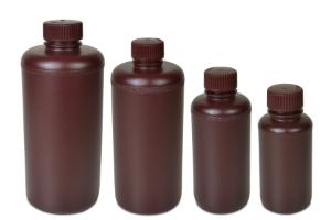 SP Bel-Art Precisionware® Bottles, Narrow Mouth, Amber, HDPE, Bel-Art Products, a part of SP