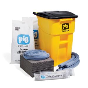 PIG® Spill Kit in High-Visibility Mobile Container, New Pig