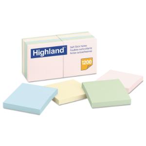 Highland™ Sticky Note Pads, Essendant