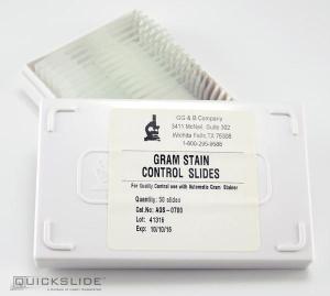 QuickSlide™ Gram Stain Control Slides, Hardy Diagnostics