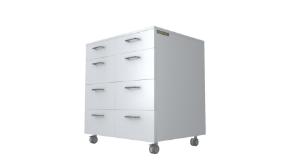 Cabinet with drawers 33" high