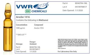 Aroclor 1026 single component organic standard