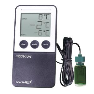 Thermometer with bottle probe