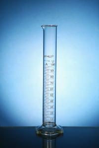 VWR® Measuring Cylinder, Hexagonal Base, TC, with Spout, Class A, Unserialized