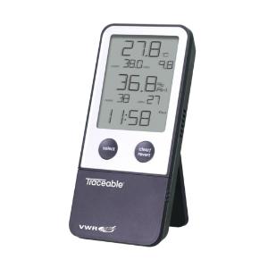 Thermohygrometer with clock