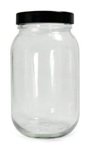 Clear Wide Mouth Bottle