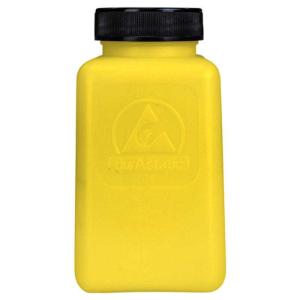 durAstatic® Dissipative HDPE Bottles, with Black Screw Cap, Menda